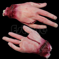 Halloween Horror Props Lifesize Bloody Hand - Halloween Decorations - sparklingselections