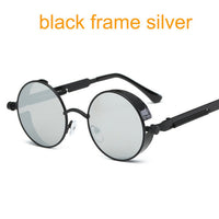 Gothic Steampunk Coating Mirrored Sunglasses for MEn