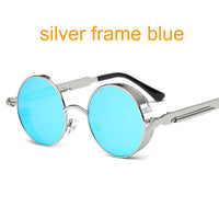 Gothic Steampunk Coating Mirrored Sunglasses for MEn