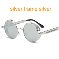 Gothic Steampunk Coating Mirrored Sunglasses for MEn