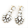 Vintage Europe Pop Crystal Stud Earrings
