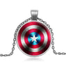 Vintage Avengers United States Captain Mark The Time Gem Necklace