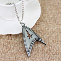 Steampunk Star Trek Symbol Pendant Necklace