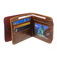 New Fashion designer Leather Wallet for man - sparklingselections