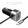 Type-C USB Car Charger With Cable for Mobile Phone