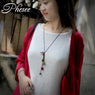 Ethnic Ceramics Long Necklace Chain For Women