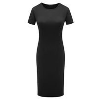 new Sexy Women Summer Knee-Length Skinny Office Dress size sml - sparklingselections
