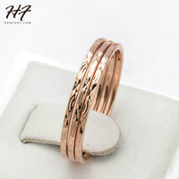 Concise Three Rounds Finger Rings for Women