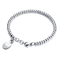 Women's  Stainless Steel Silver Bracelets - sparklingselections