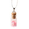 Star Glass Wishing Bottle Charm Unisex Pendant Necklace