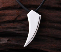 Fashion Brave Wolf Tooth Pendant Necklace - sparklingselections