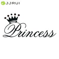 Various Color Beautiful Princess Crown Wall Sticker for Bedroom