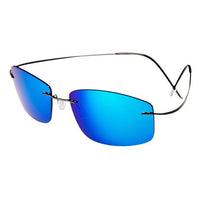 New Fashion Ultralight Rimless Titanium Polarized Sunglasses for Men - sparklingselections