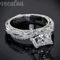 Sterling Silver Engagement ring for women
