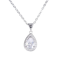 New Stylish Water Drop Design Pendants Necklace - sparklingselections