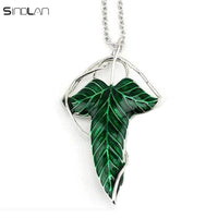 LOR Elves Green Leaf  Dual - Use Long Chain Necklace For Women
