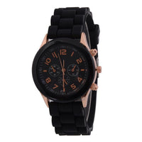 Silicone Rubber Jelly Gel Quartz Analog Watches for Women