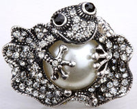 Frog stretch ring for women summer fashion jewelry - sparklingselections