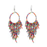 Multilayer Colorful Bohemian Boho Choker Long Tassel Earring