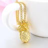 Fashion Gold color Pineapple Pendant Necklace