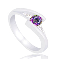 Multicolor Cubic Zirconia Fashion Jewelry Ring for Women