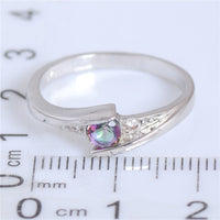 Multicolor Cubic Zirconia Fashion Jewelry Ring for Women