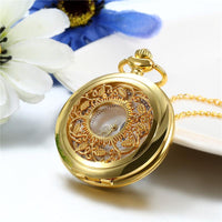 Hollow Leaf Tree Pocket Watch - sparklingselections