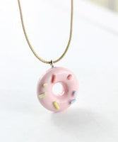 Fresh Ceramic Donuts Unisex Pendant