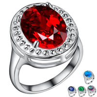 Fashion  Silver Plated Exquisite Color Ring For Women - sparklingselections