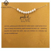 Pearl Of Love Pendant Necklace For Women - sparklingselections