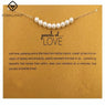 Pearl Of Love Pendant Necklace For Women