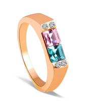 Cubic Zirconia Color Gold Wedding Rings for Women (R148)