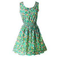 new Women Summer Floral Print Dress size sml - sparklingselections