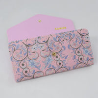 New Famous Women Envelope 3 Folded Flowers Printed Wallet - sparklingselections