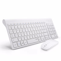 New Ultra Slim Portable Mute Wireless Keyboard Mouse Combo - sparklingselections