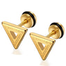 Ethnic Triangle Moire Earrings For Women