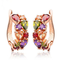 Rose Gold Color female stud earing For Women