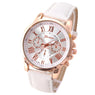 PU Leather Casual Dress Watch