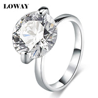 Cubic Zircon White Proposal Rings for Women - sparklingselections