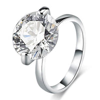 Cubic Zircon White Proposal Rings for Women - sparklingselections