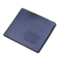 new men luxury brand PU Leather Wallet - sparklingselections