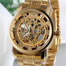 New Automatic Mechanical Luxury Gold Stainless Steel Watch