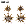 Crystal Star Pendant Earring for Women