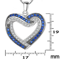 Silver Heart Pendant Necklace - sparklingselections