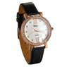 Square Leather Dress Women Watch