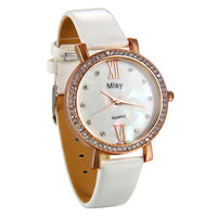 Lady Square Leather watch - sparklingselections
