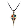 Exorcist Antique Bronze Silver Color Enamel Unisex Pendant Necklace
