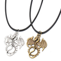 Inspired "Song of Ice and Fire" Dragon Pendant Necklace for Women