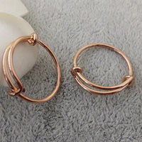 Antique Vintage Handmade Metal Copper Wire Earrings For Women Men Fashion Copper Hoop Rings