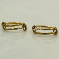 Antique Vintage Handmade Metal Copper Wire Earrings For Women Men Fashion Copper Hoop Rings